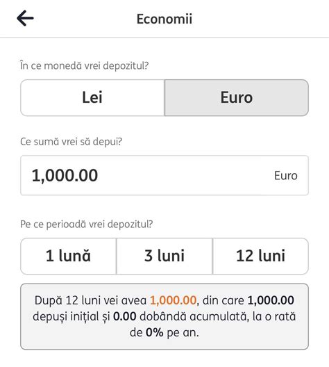 depozit bonus ing pareri|Depozit la termen ING : r/Romania